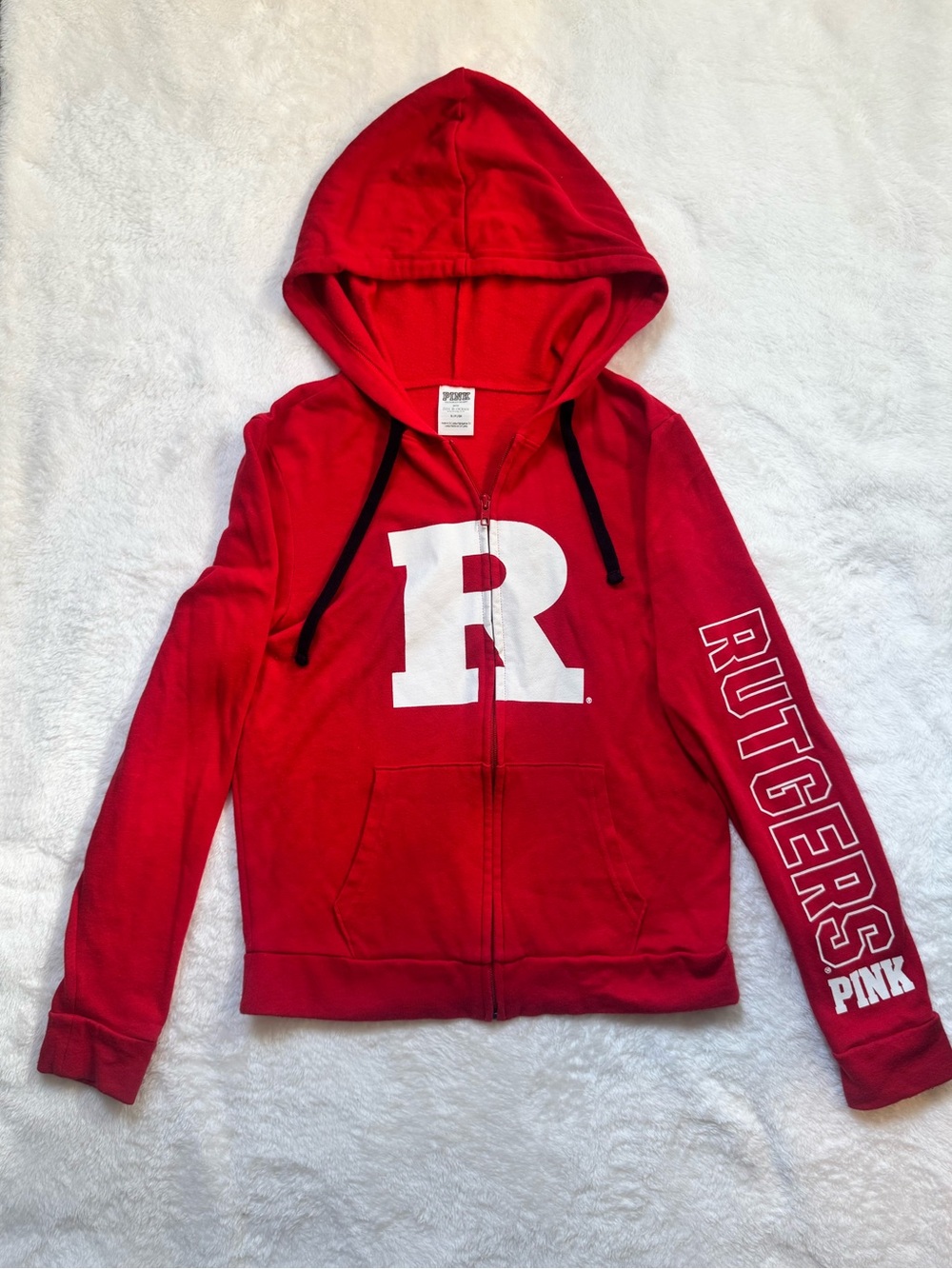 Pink | Rutgers Red Zip-Up jacket